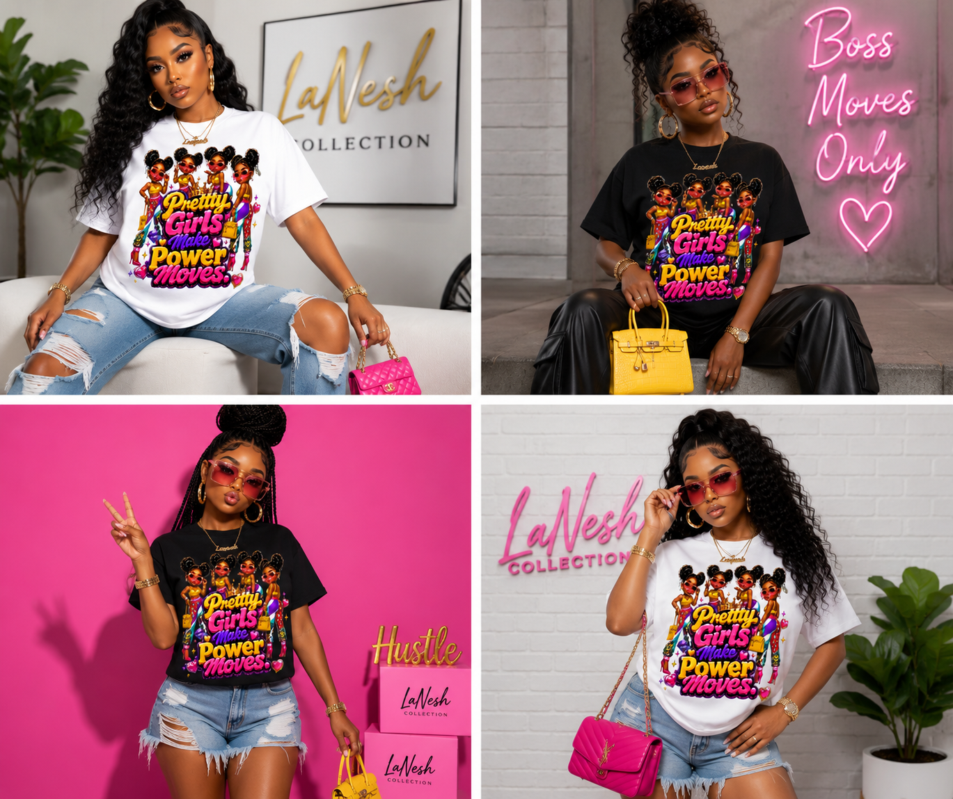 Pretty Girls Make Power Moves Tee
