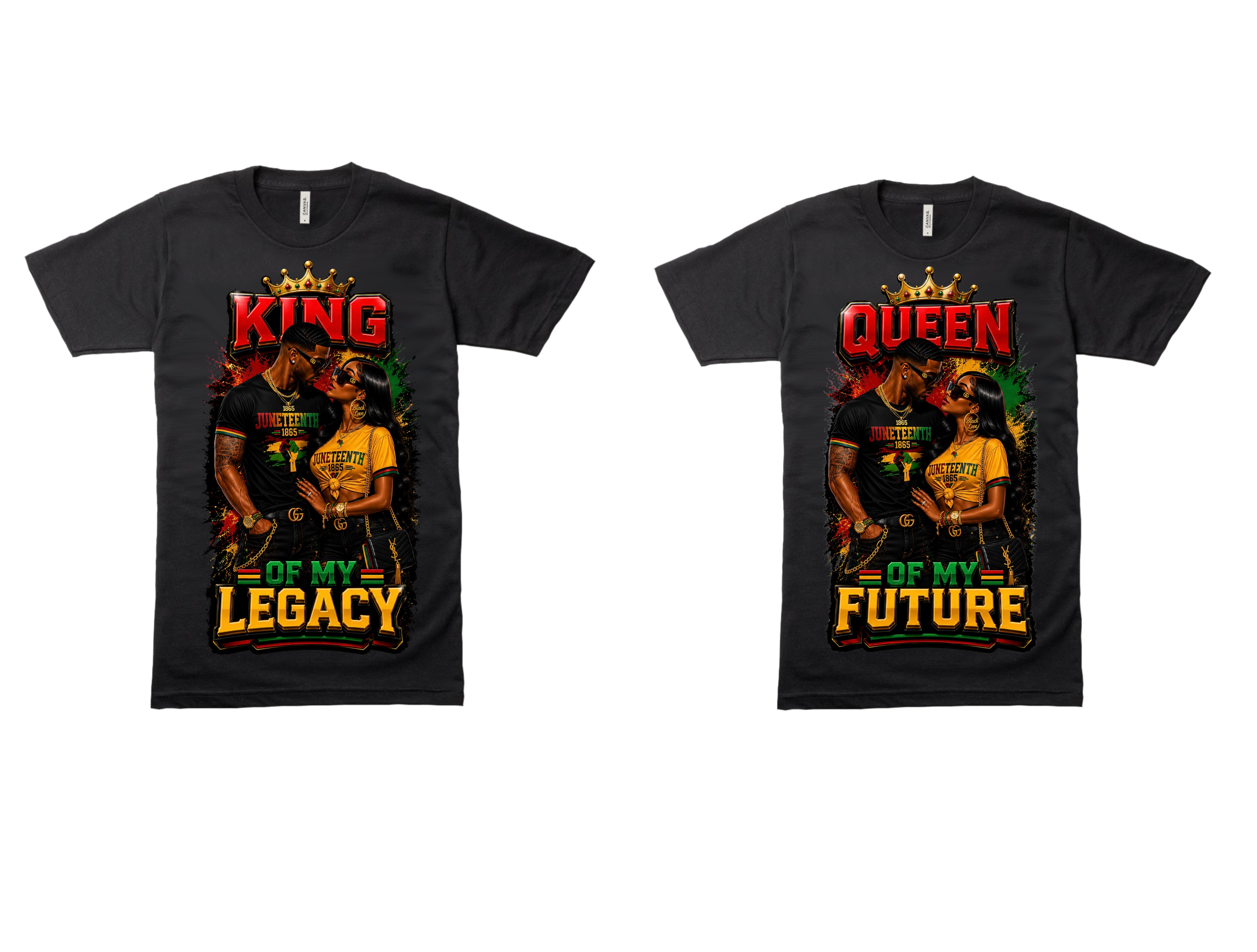 Juneteenth Couples Tee (Woman)