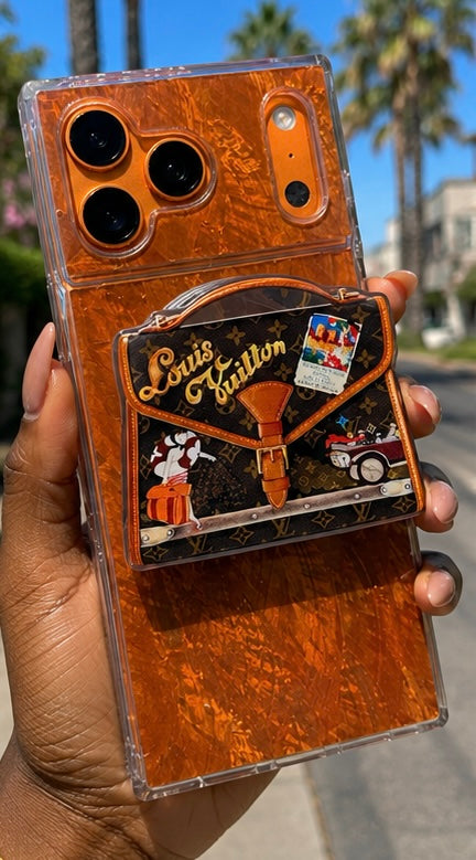 Lv Brown Bag Popsocket