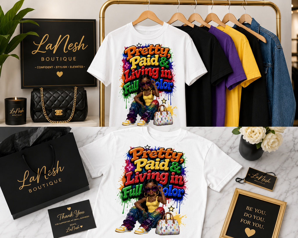 Pretty and Living Tee