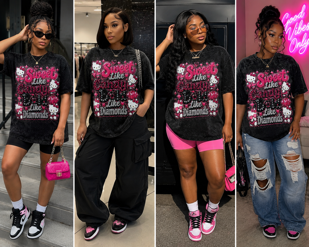 Hello Kitty Sweet Like Candy Bling Tee