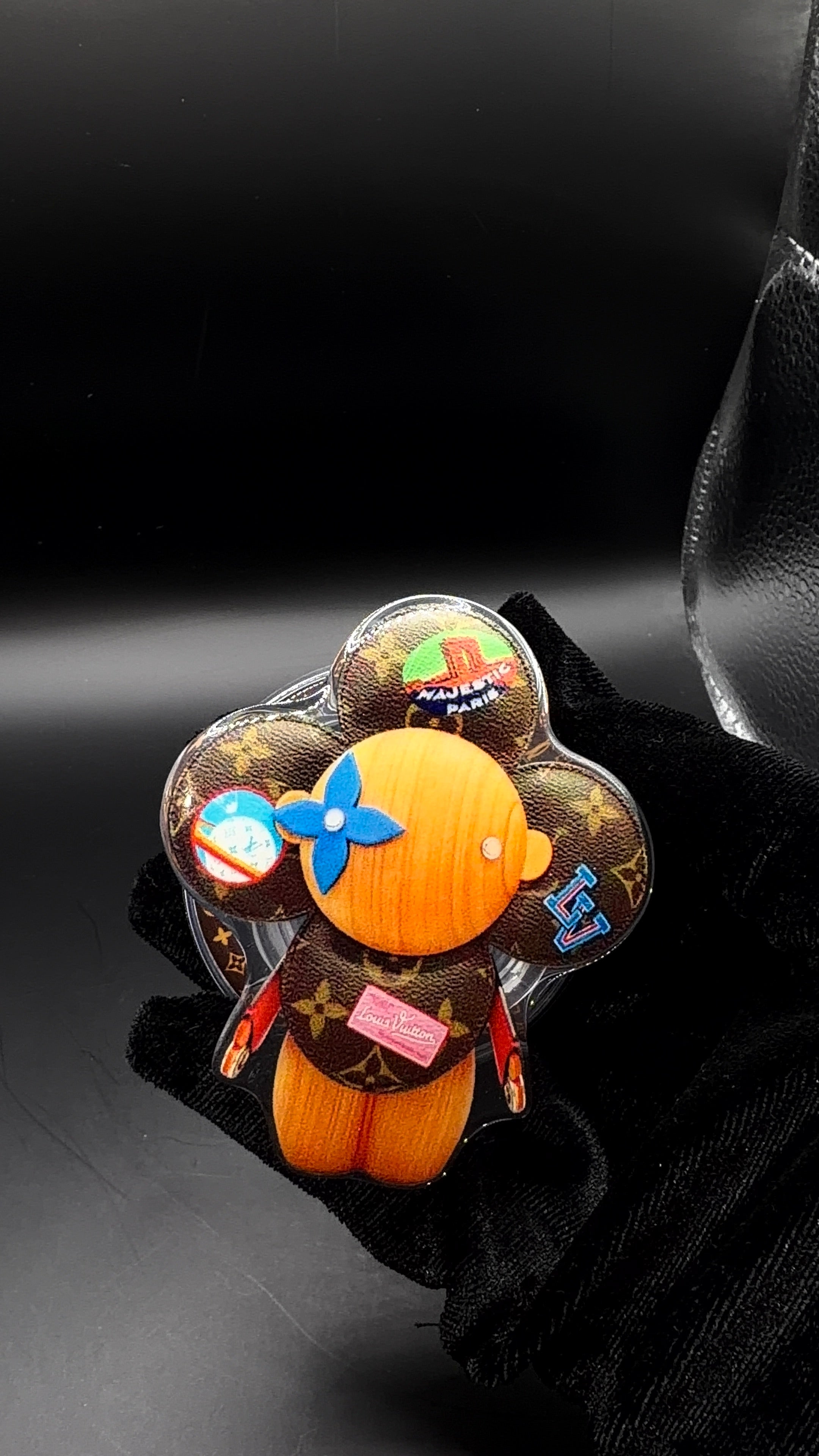Lv Brown Vivienne Popsocket