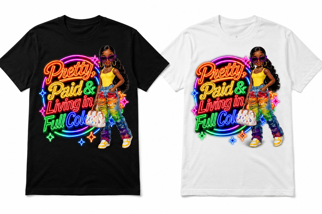Pretty and Paid Neon Tee