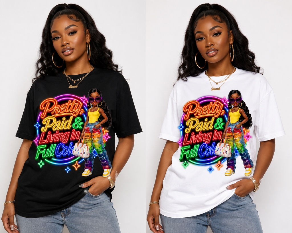 Pretty and Paid Neon Tee