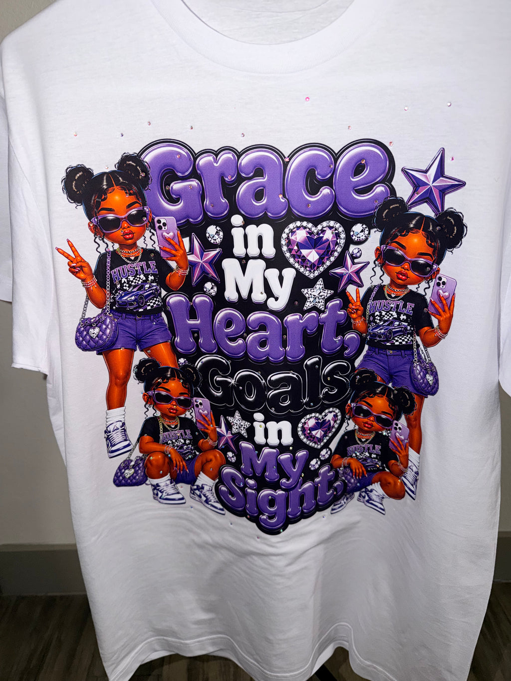 Purple Grace Bling Tee
