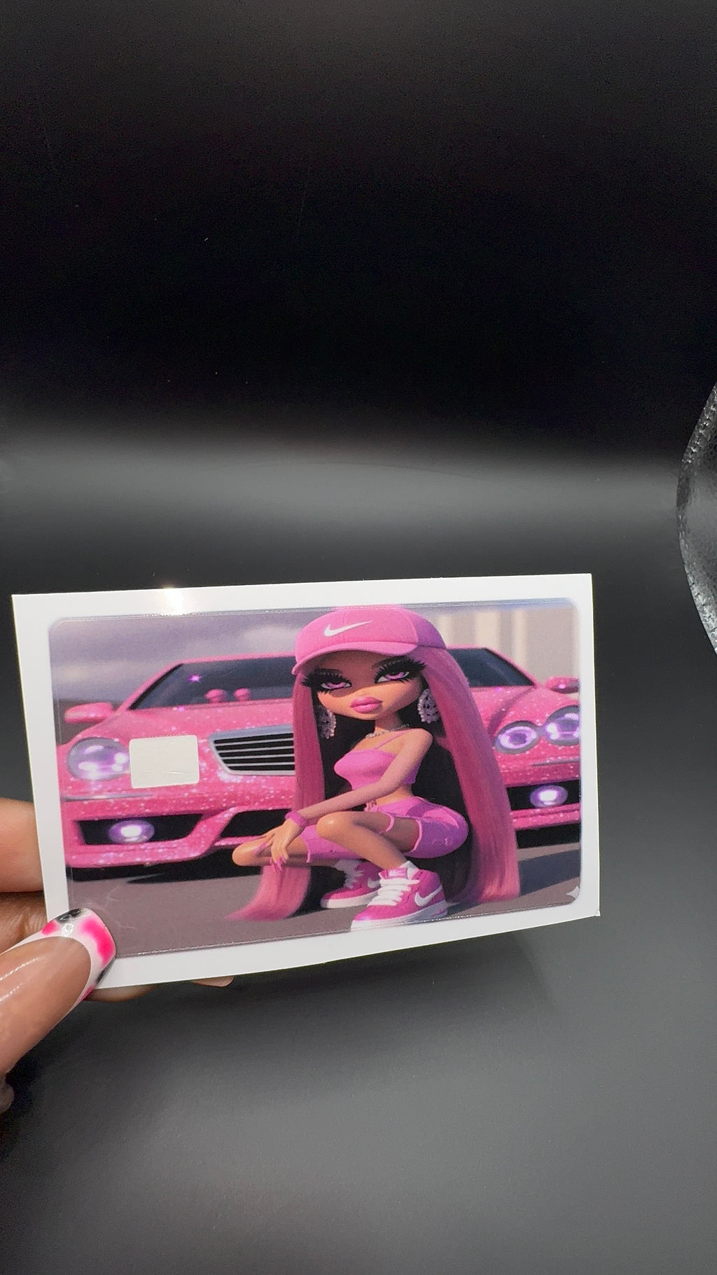 Pink Bratz Debit Card Sticker