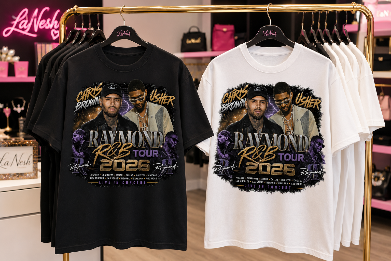 Chris Brown And Usher R&B Tour Tee