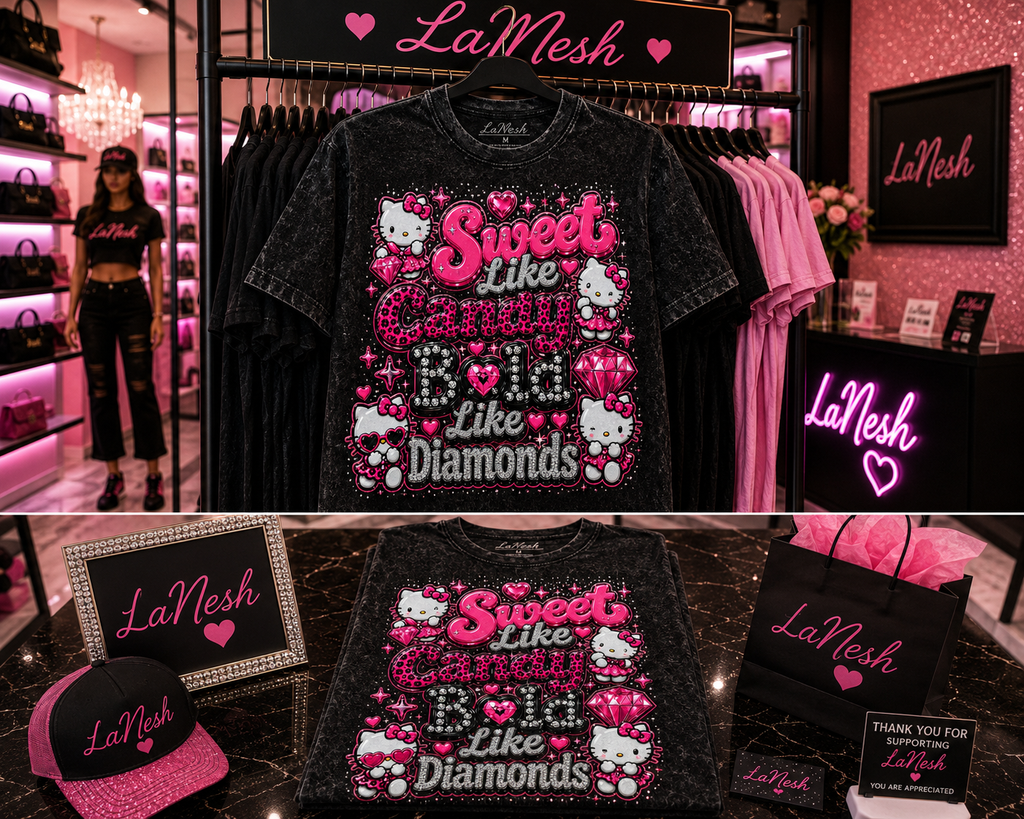 Hello Kitty Sweet Like Candy Bling Tee