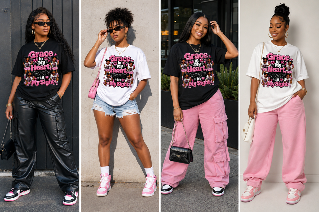 Pink Grace Bling Tee