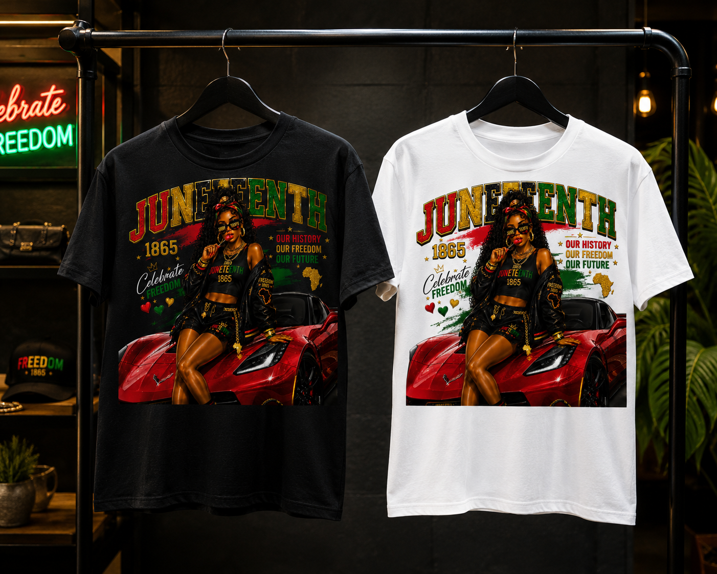 Juneteenth Corvette Tee