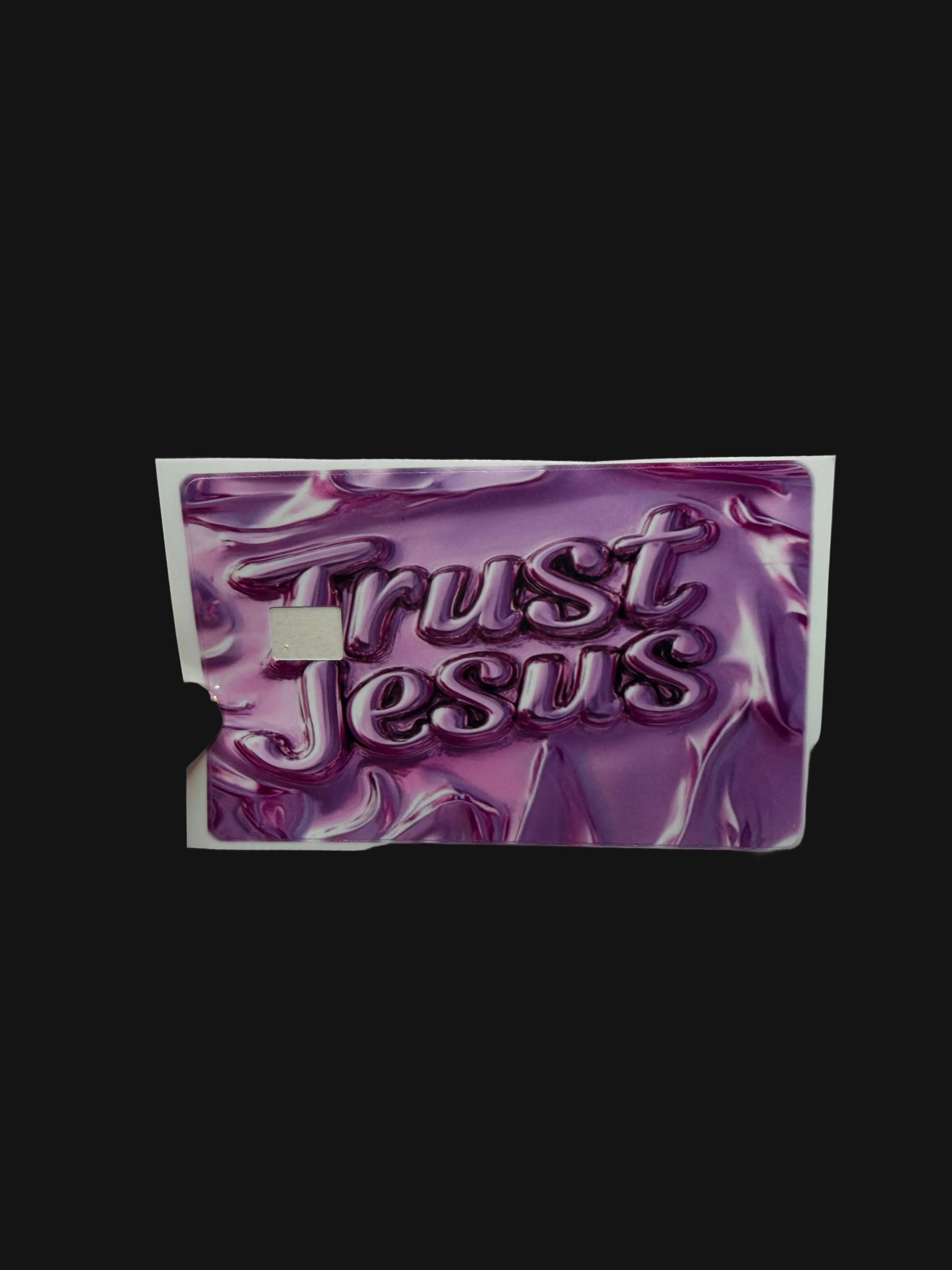 Trust Jesus Debit Card Sticker