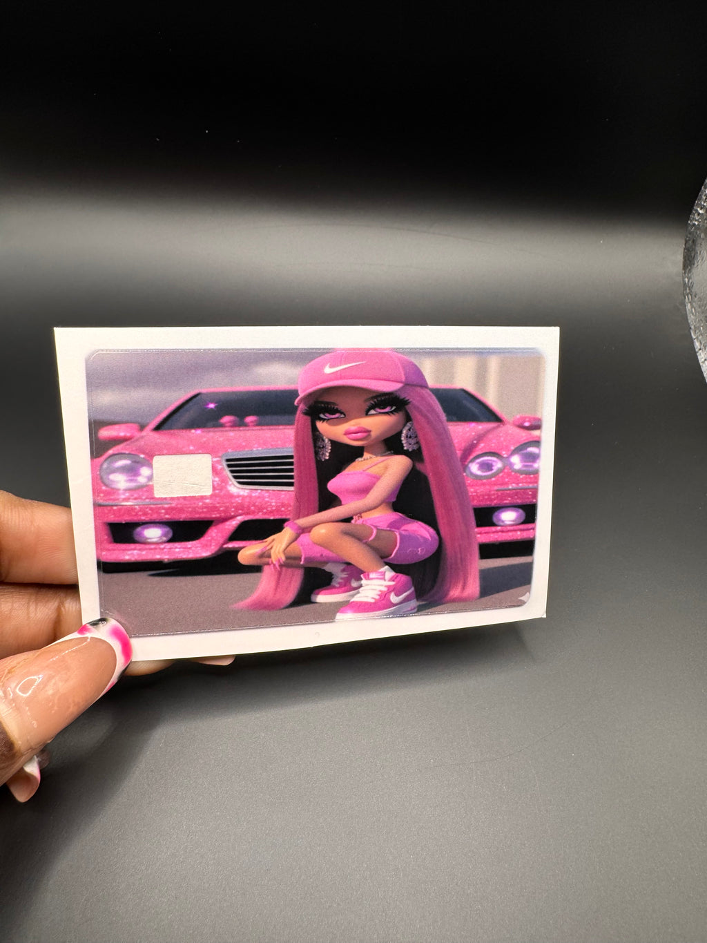 Pink Bratz Debit Card Sticker