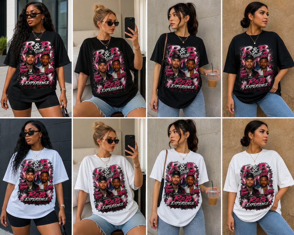 R &B Tour Pink  Tee 2