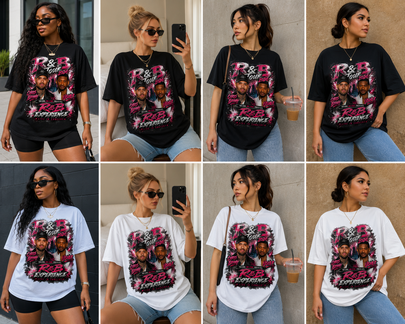 R &B Tour Pink  Tee 2