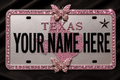 Pink License Plate Tee