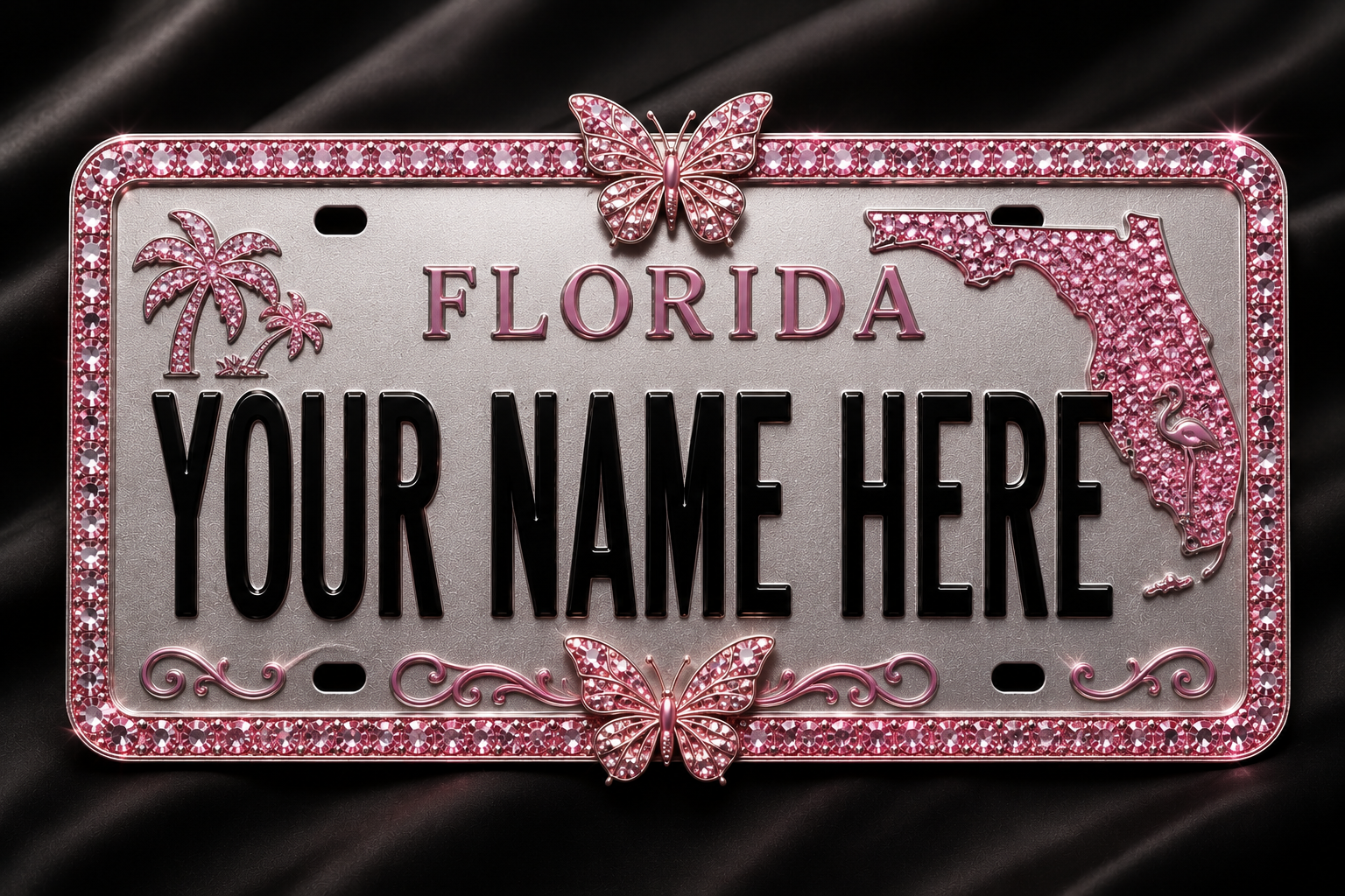 Pink License Plate Tee