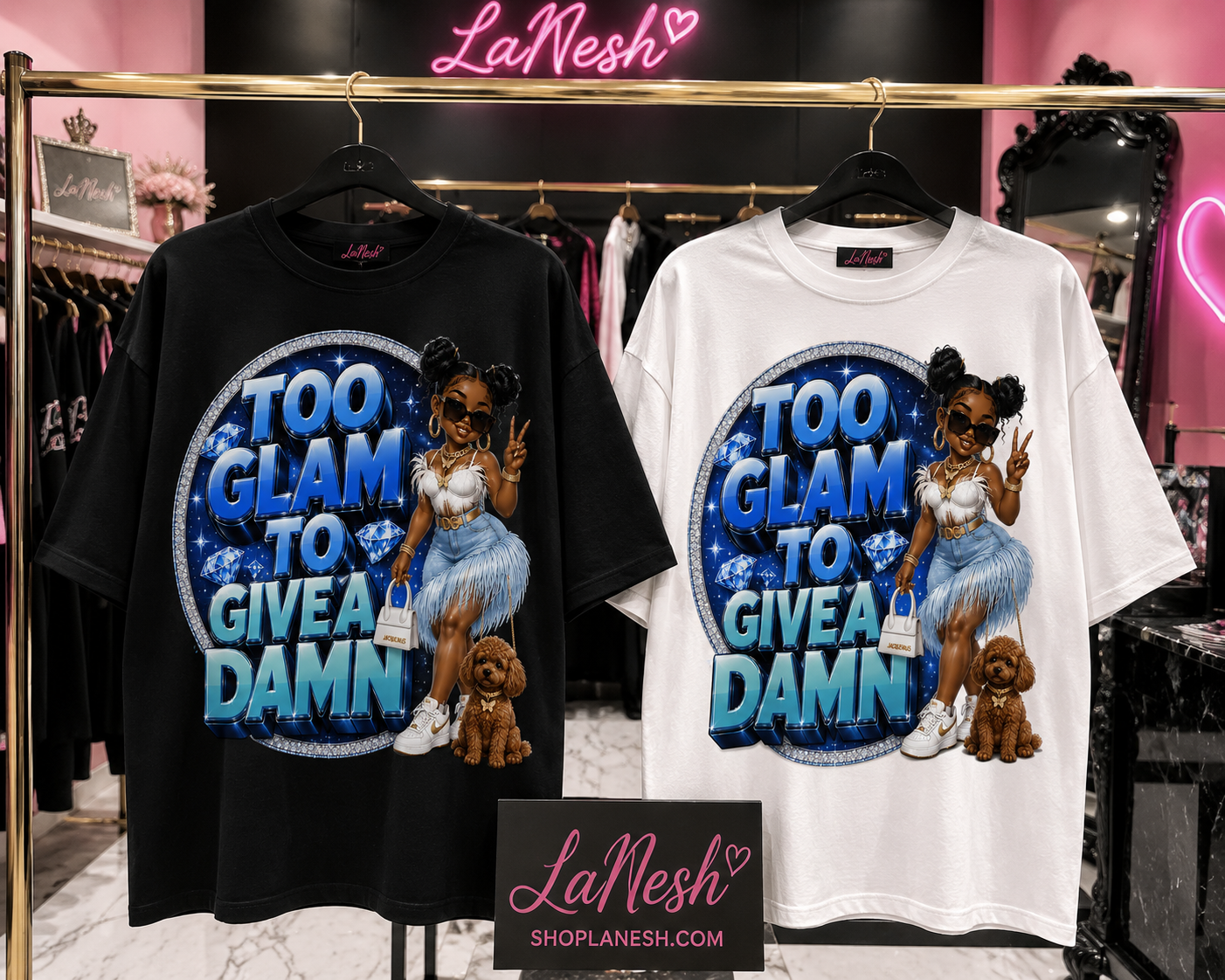 Too Glam To Give A Damn Tee