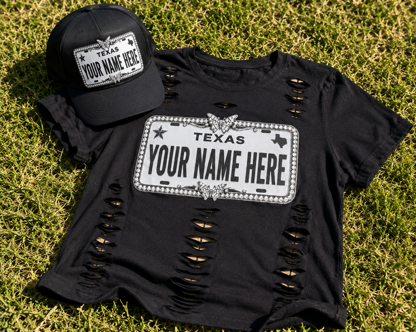 license Plate custom Hat