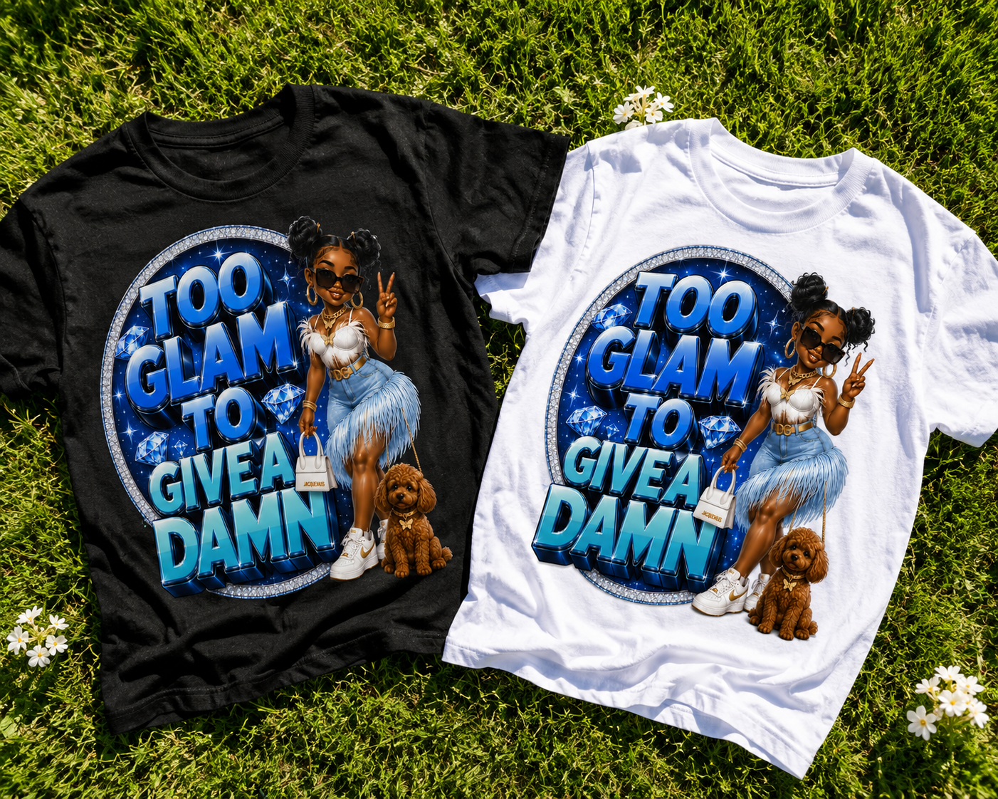 Too Glam To Give A Damn Tee