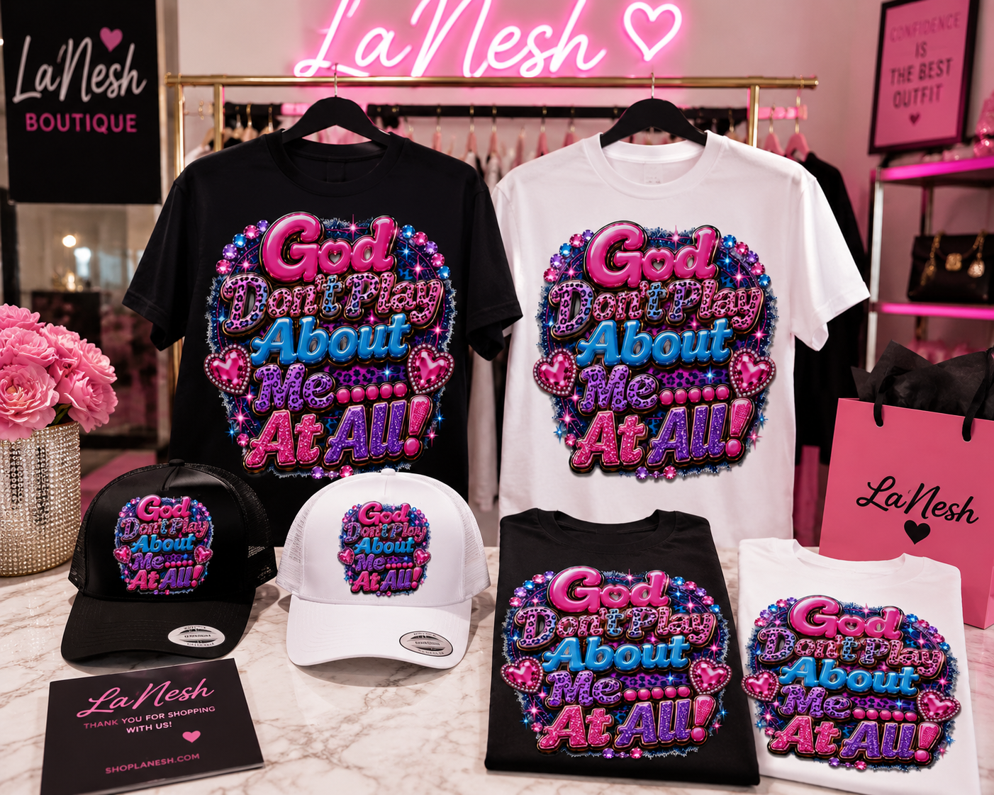God Don't Play About Me At All Tee