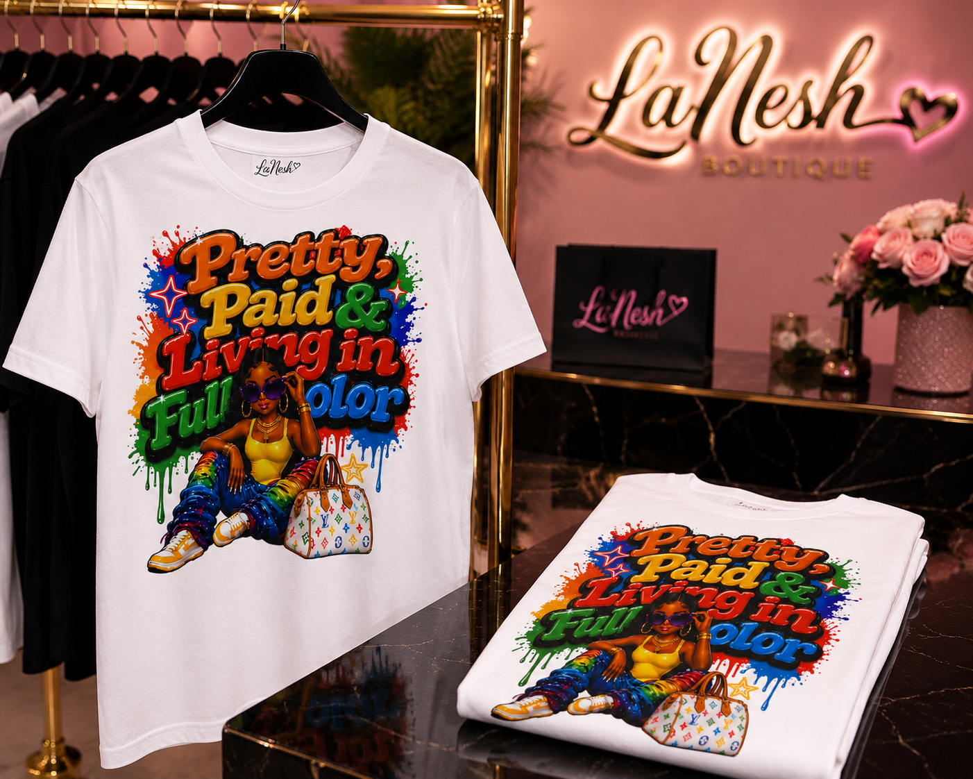 Pretty and Living Tee