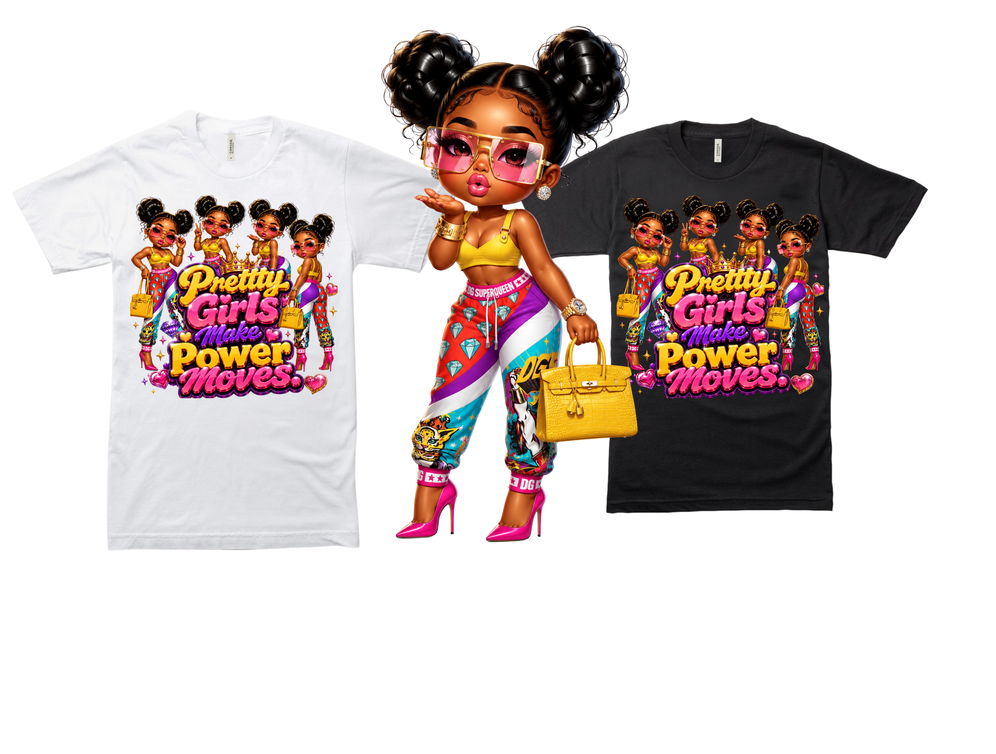 Pretty Girls Make Power Moves Tee