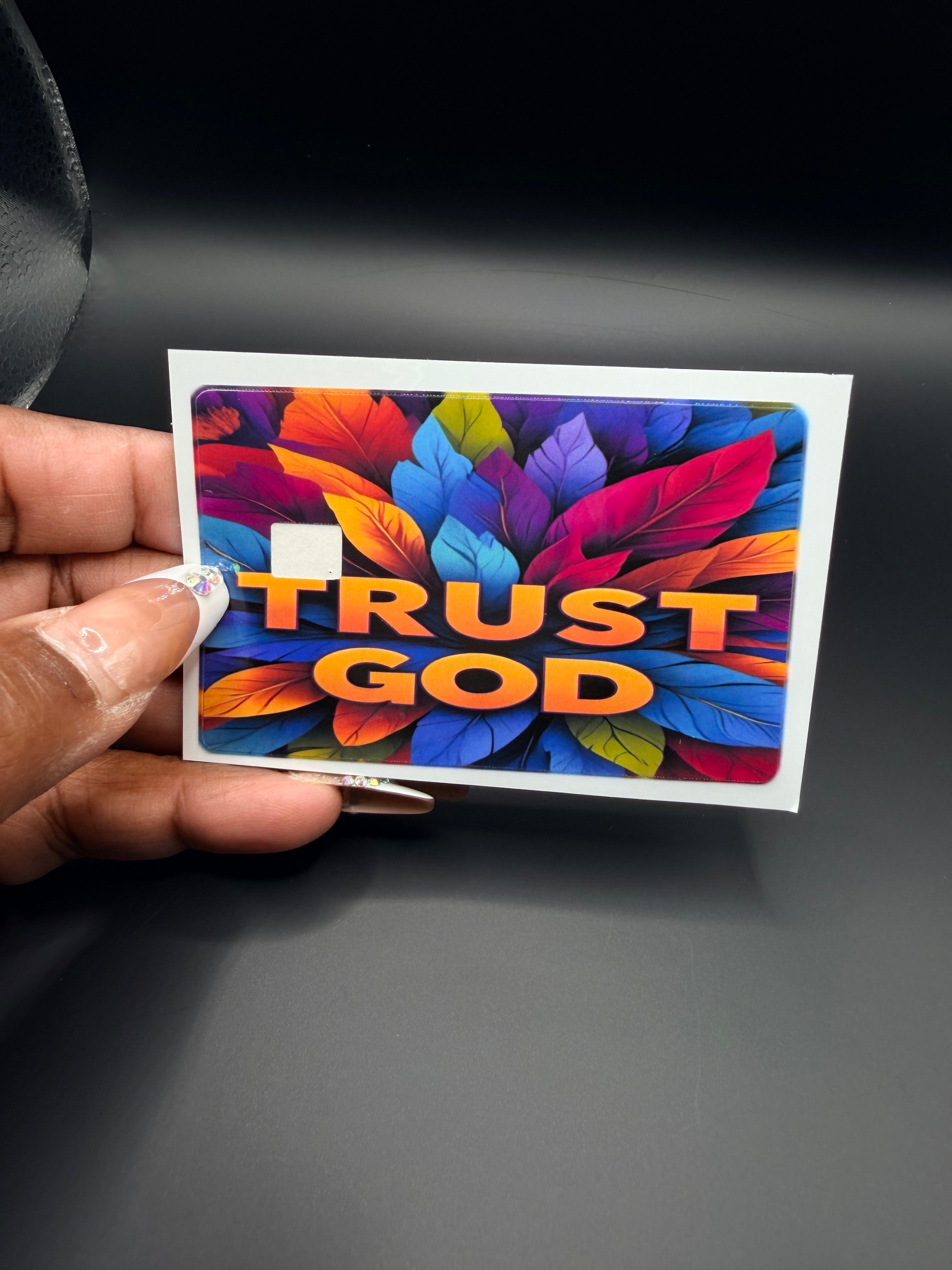 Trust GOD Debit Card Sticker