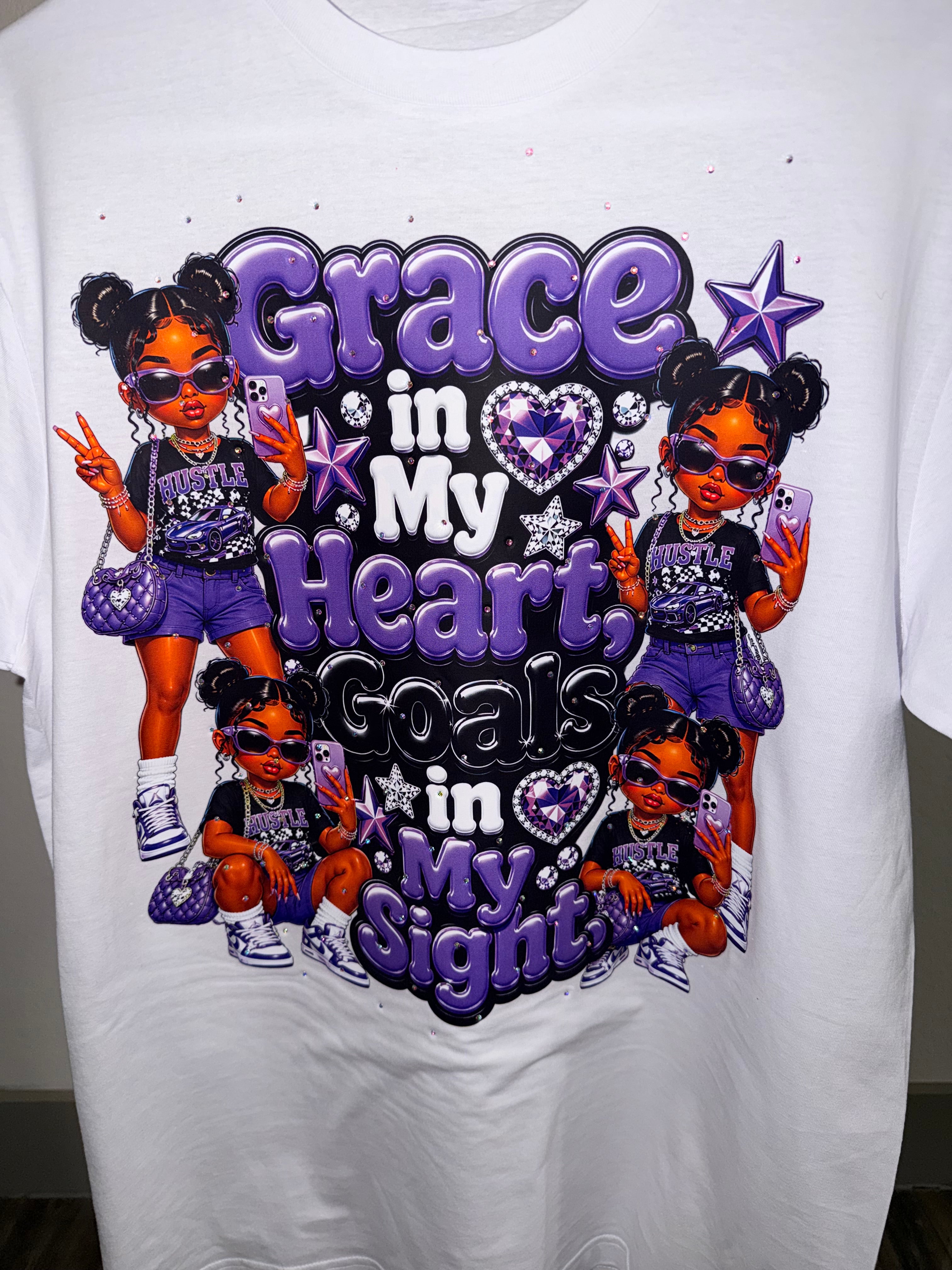 Purple Grace Bling Tee