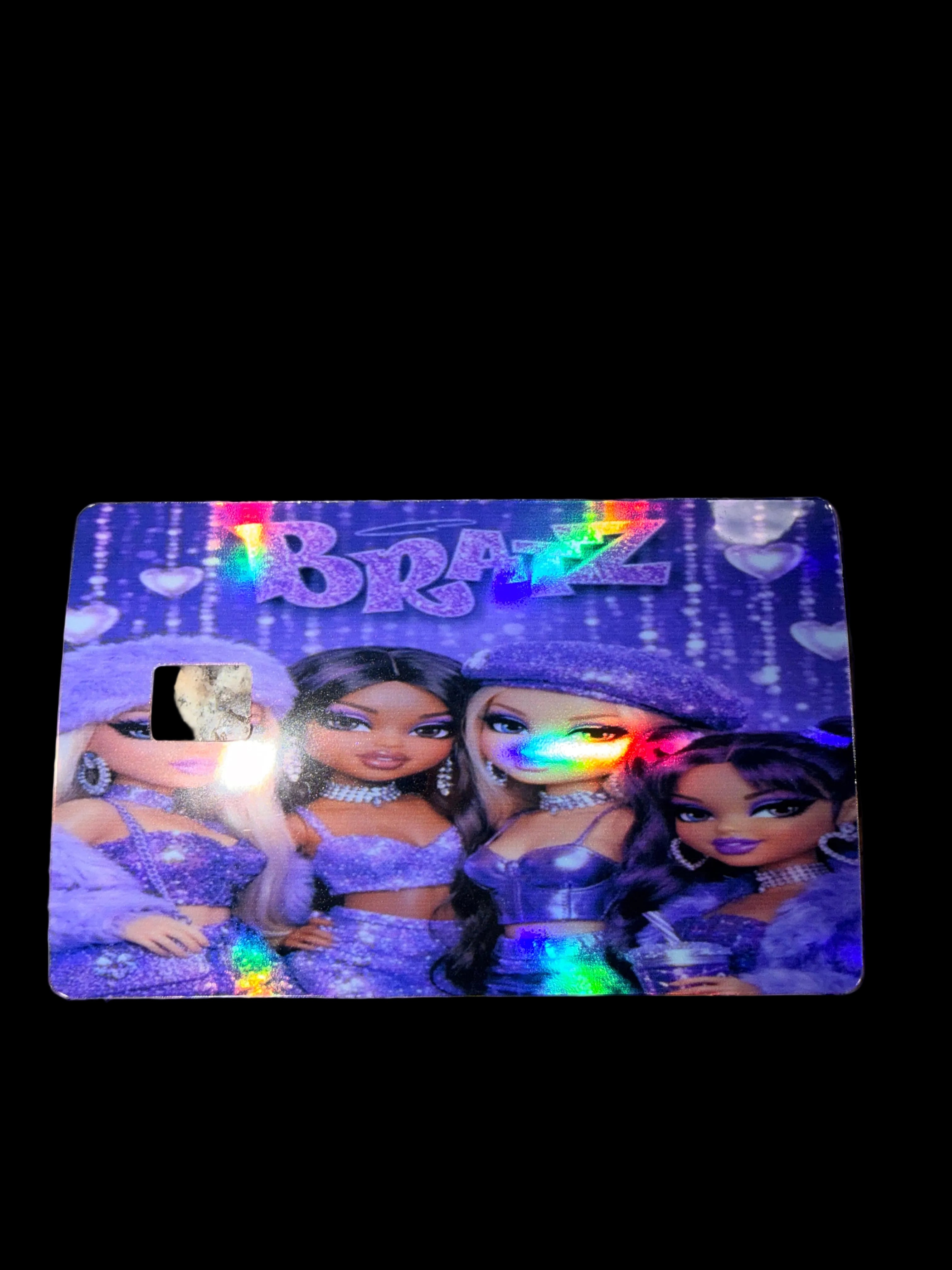 Purple Bratz Debit Card sticker