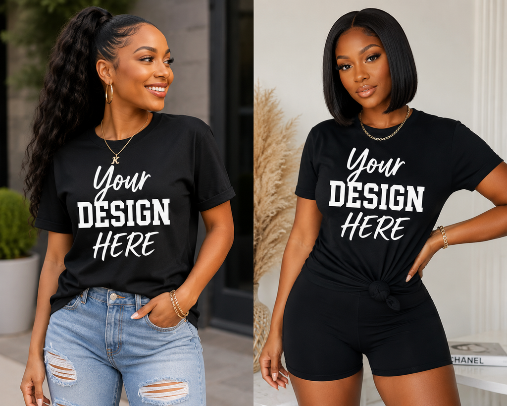 Custom Tee Front and Back