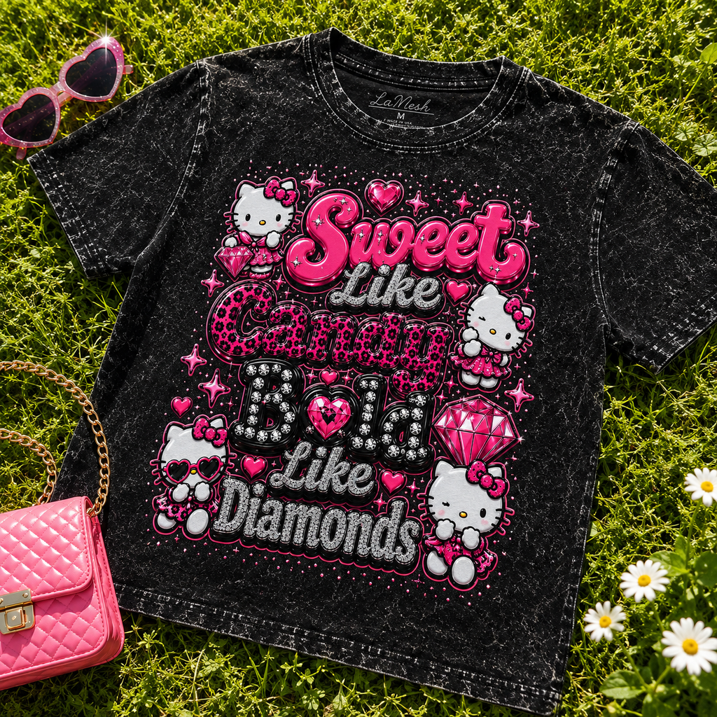 Hello Kitty Sweet Like Candy Bling Tee