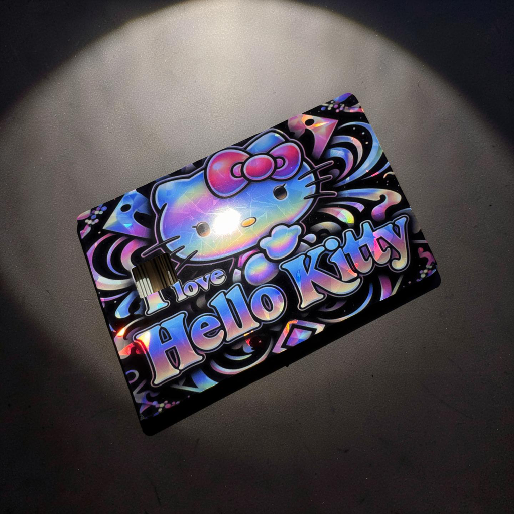 HELLO KITTY DEBIT CARD STICKER