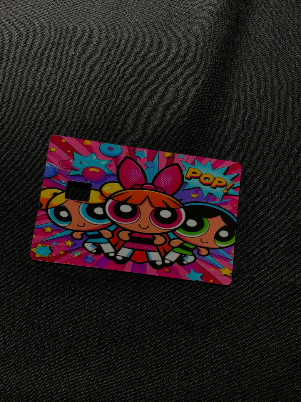 POWER PUFF DEBIT CARD STICKER