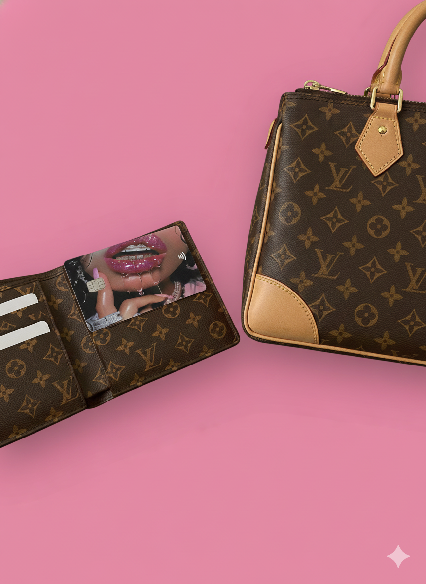 LIP DRIP DEBIT CARD STICKER