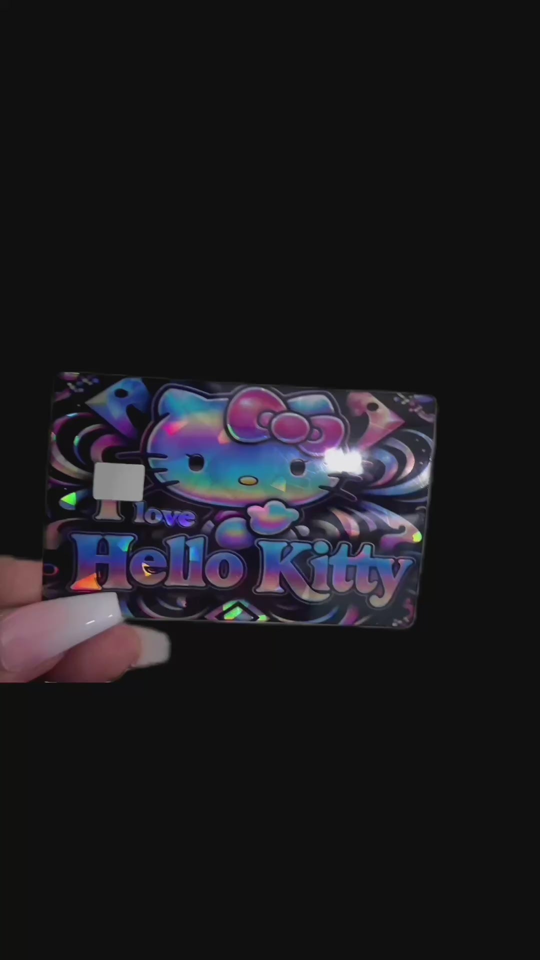 HELLO KITTY DEBIT CARD STICKER