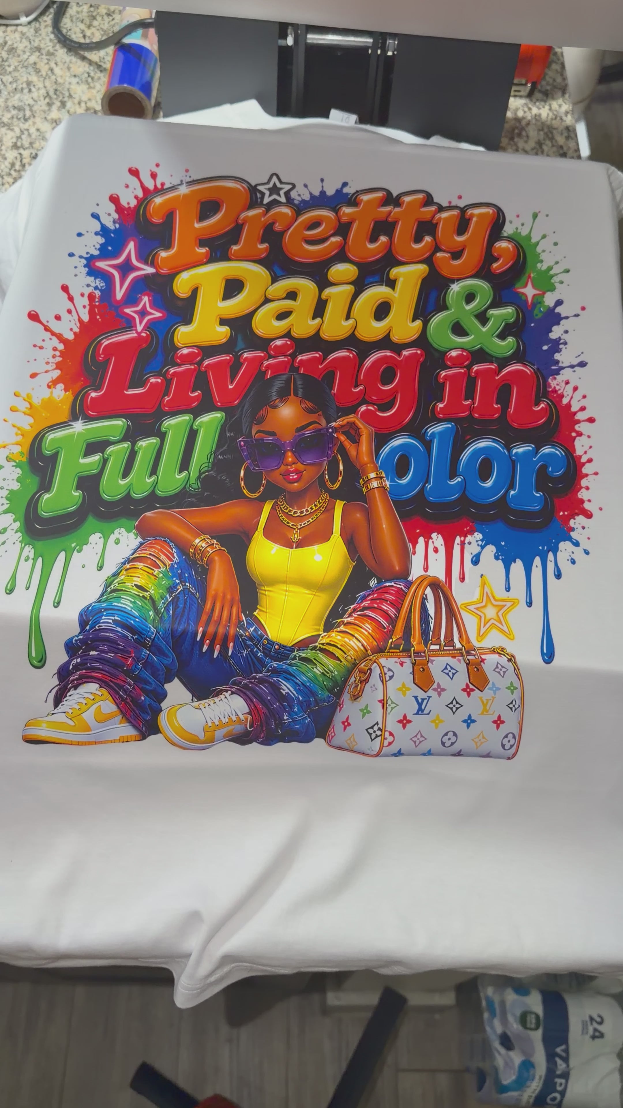 Pretty and Living Tee