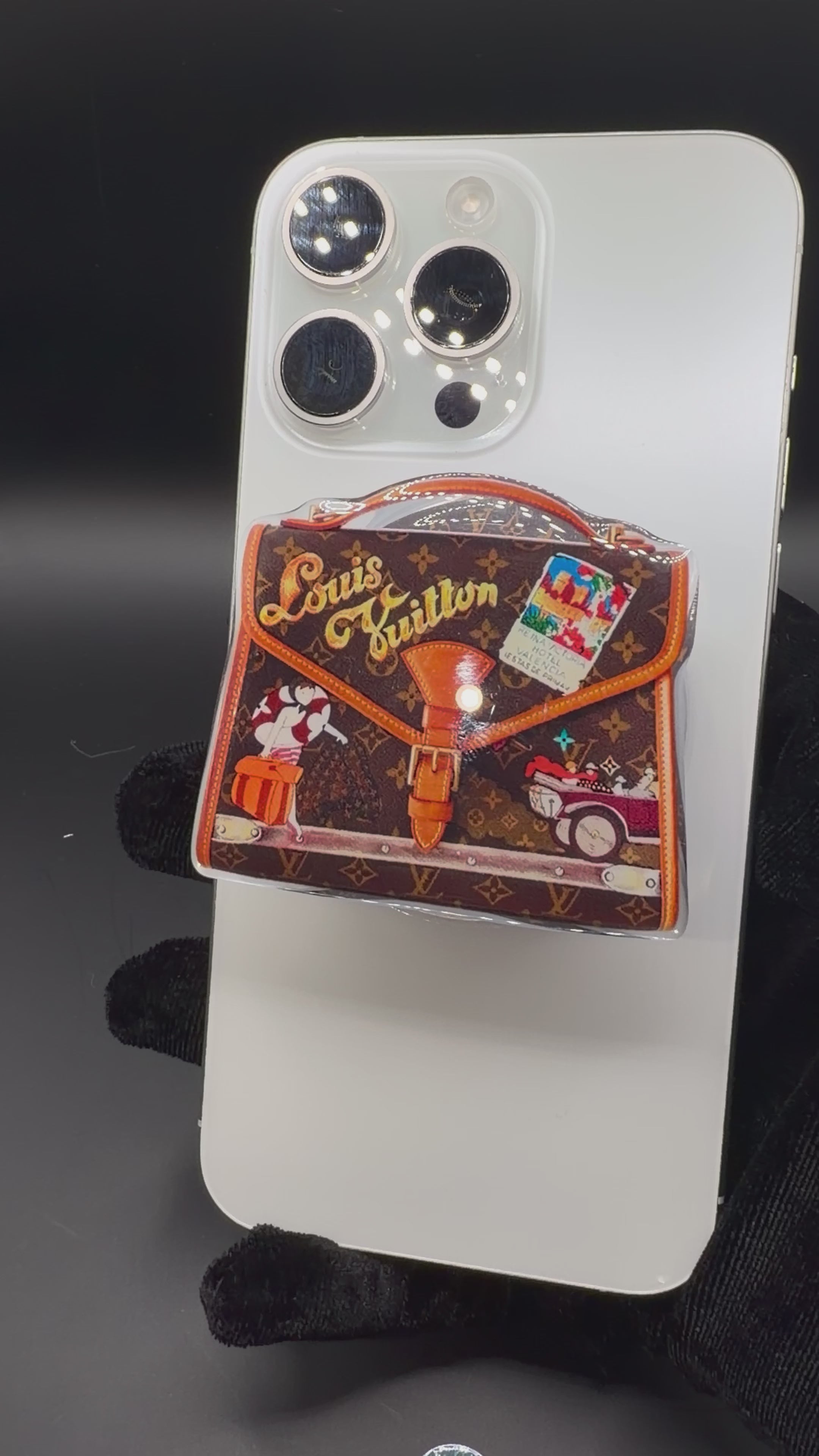 Lv Brown Bag Popsocket