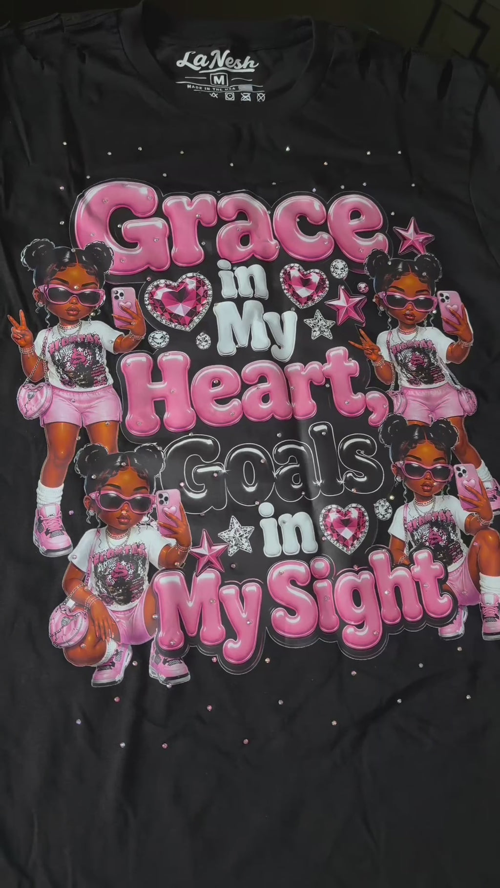 Pink Grace Bling Tee