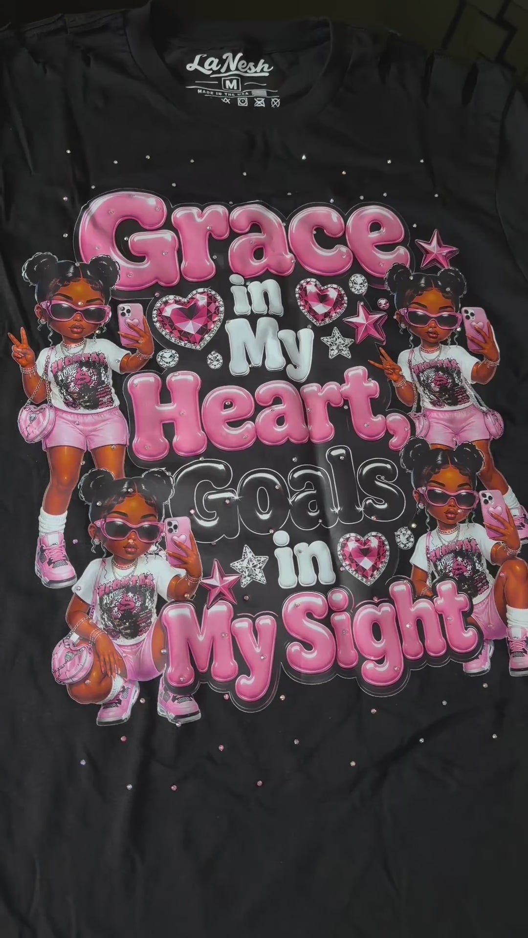 Pink Grace Bling Tee