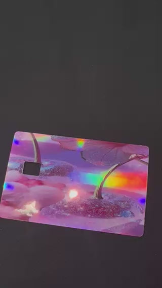 PINK CHERRY DEBIT CARD STICKER