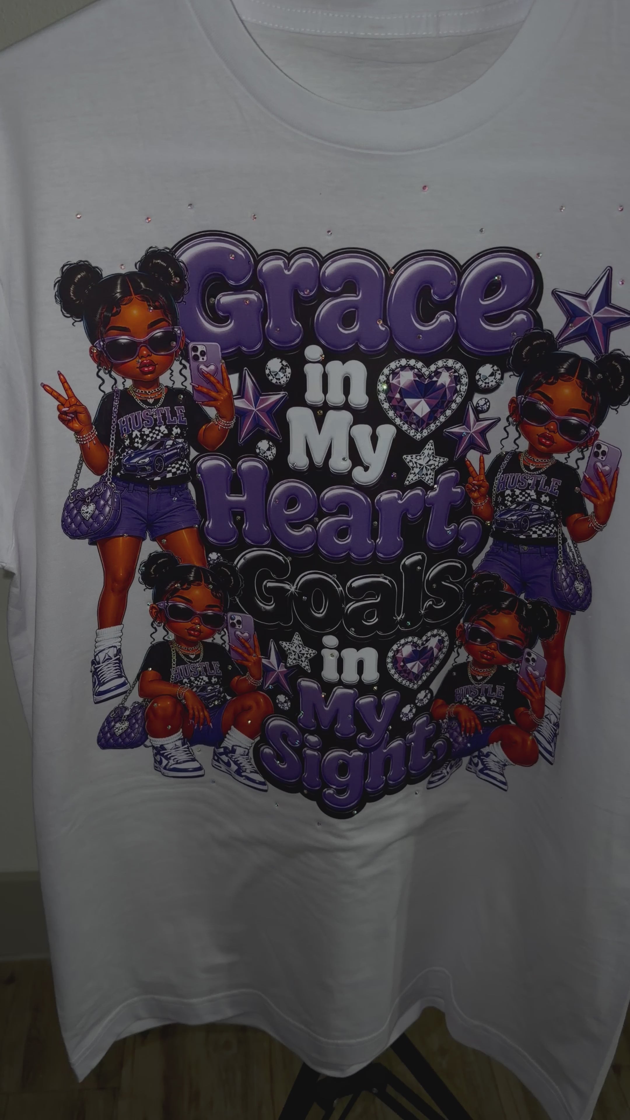 Purple Grace Bling Tee