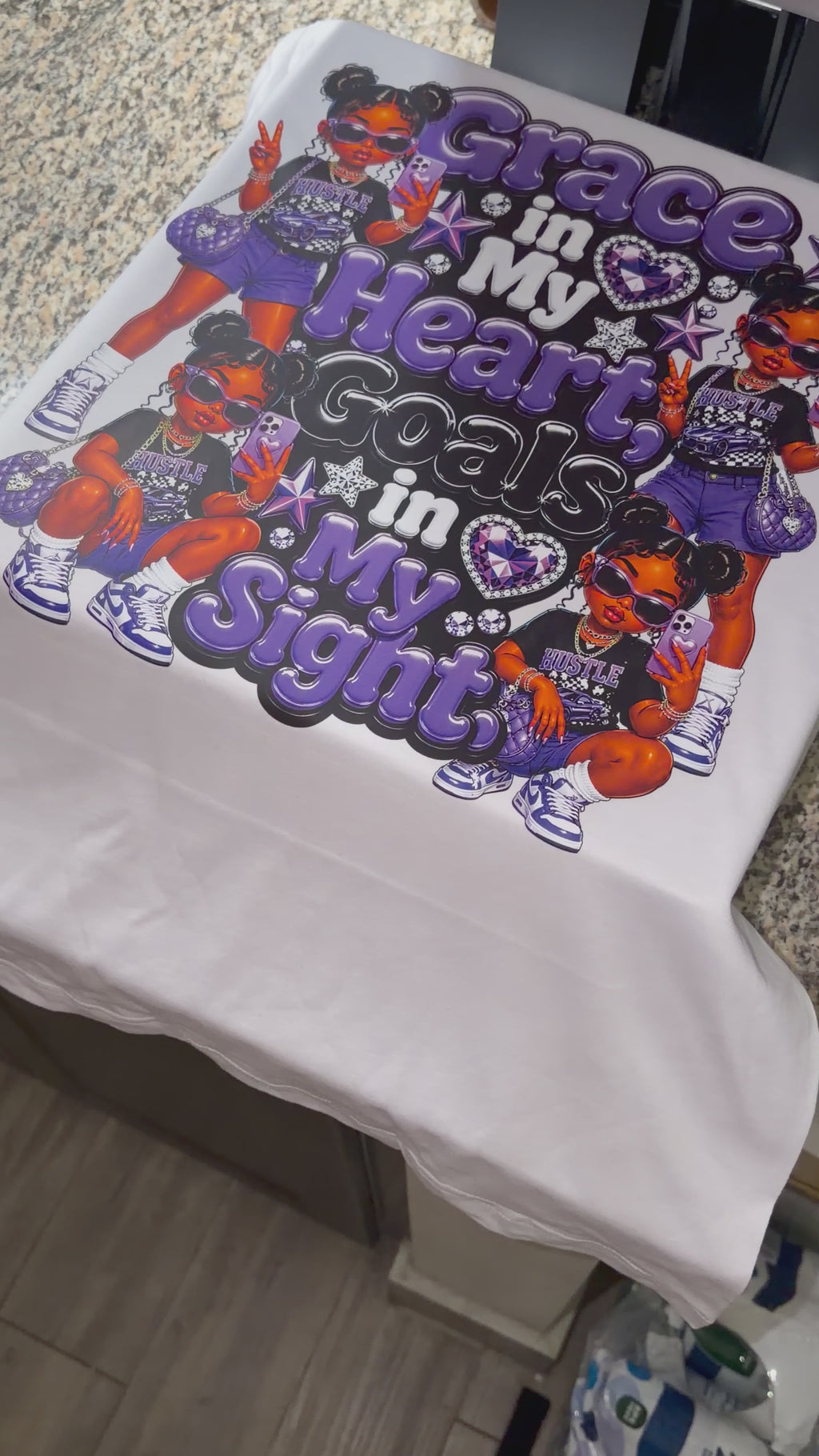 Purple Grace Bling Tee