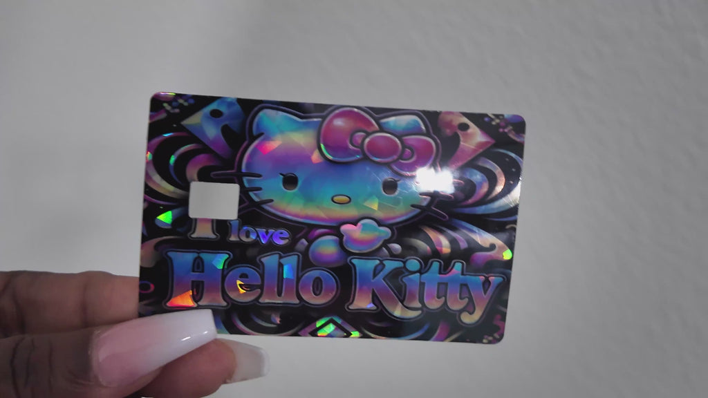 HELLO KITTY DEBIT CARD STICKER