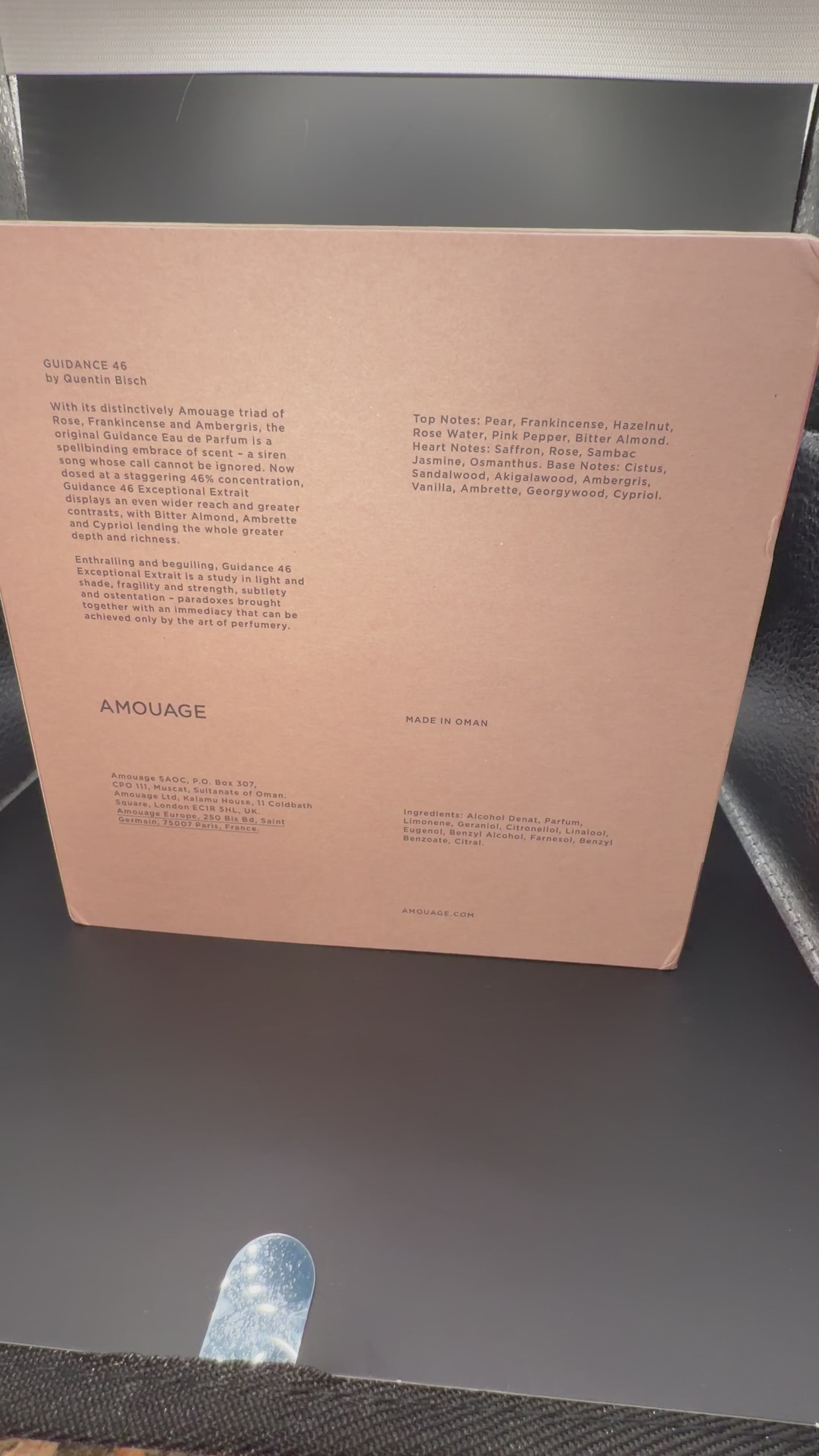Amouage Guidance 46