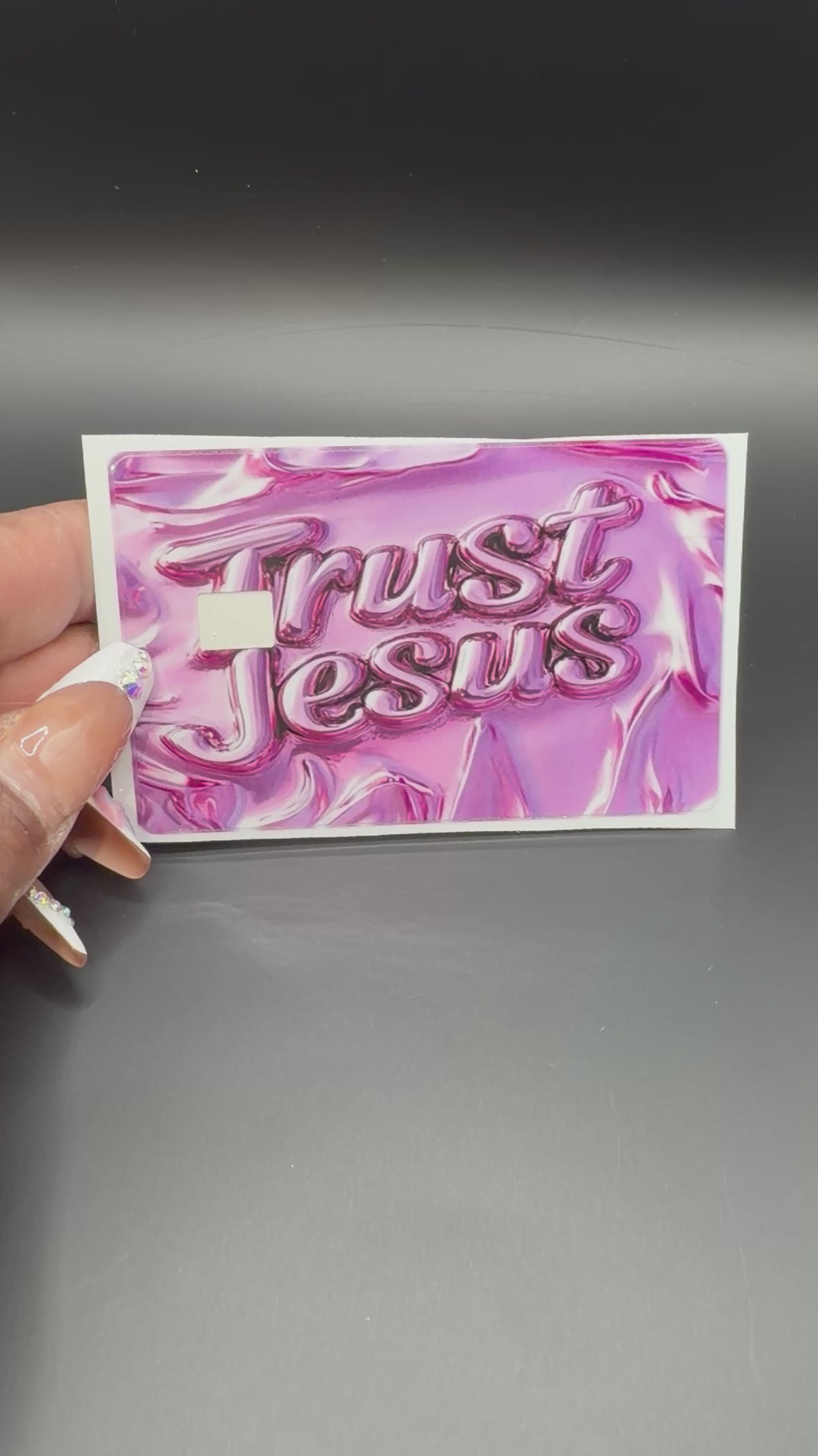 Trust Jesus Debit Card Sticker