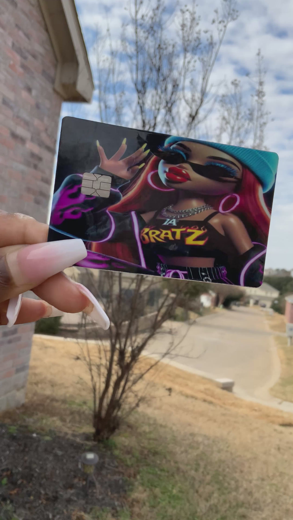 BRATZ DEBIT CARD STICKER