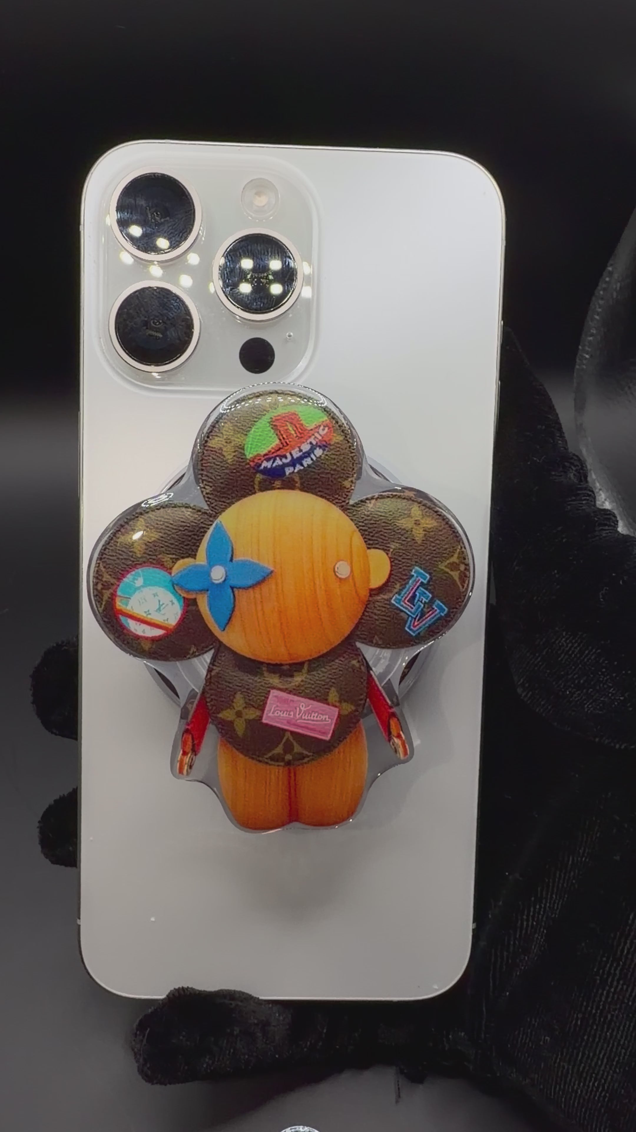 Lv Brown Vivienne Popsocket