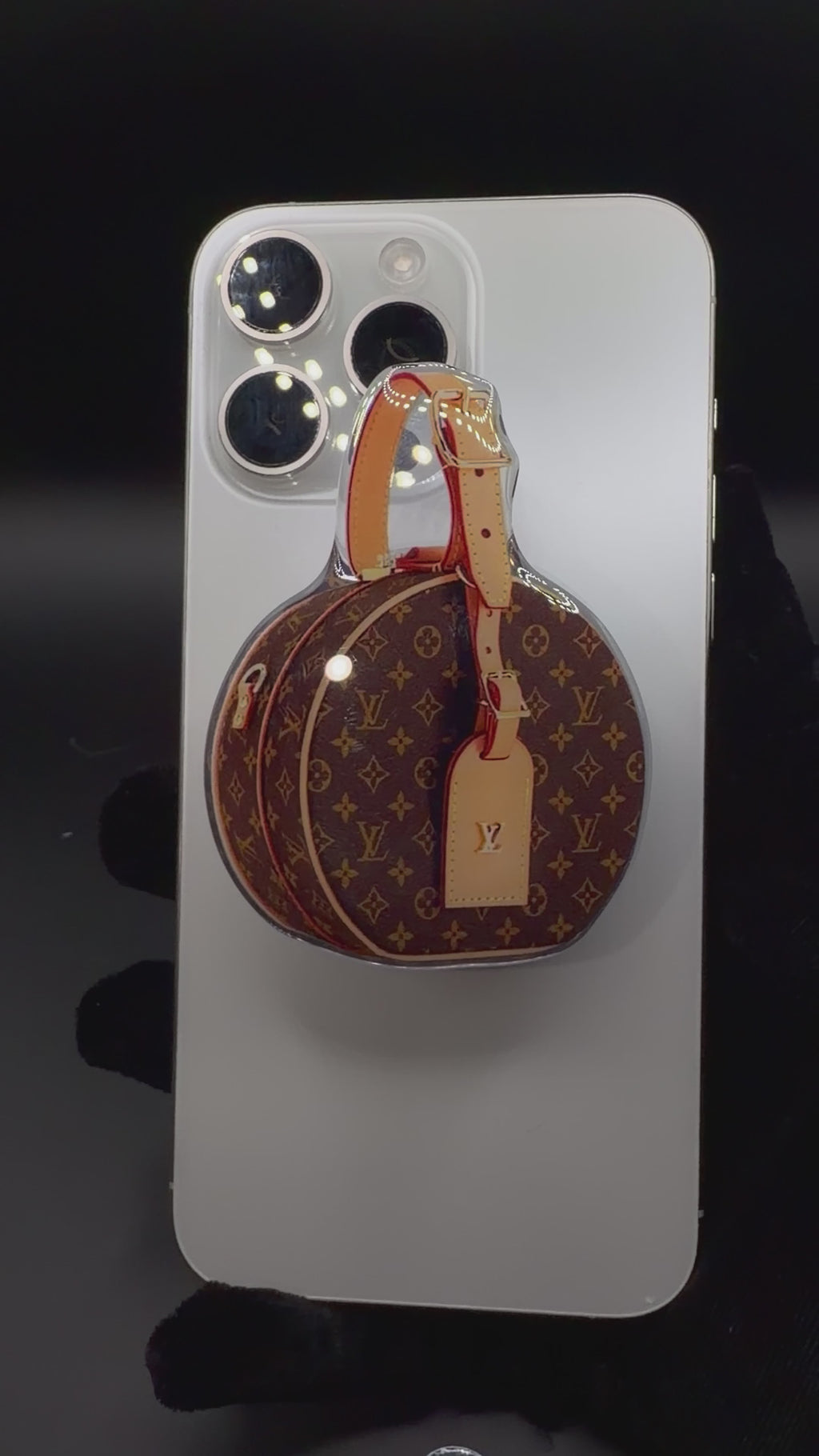 Lv Brown Bag Popsocket