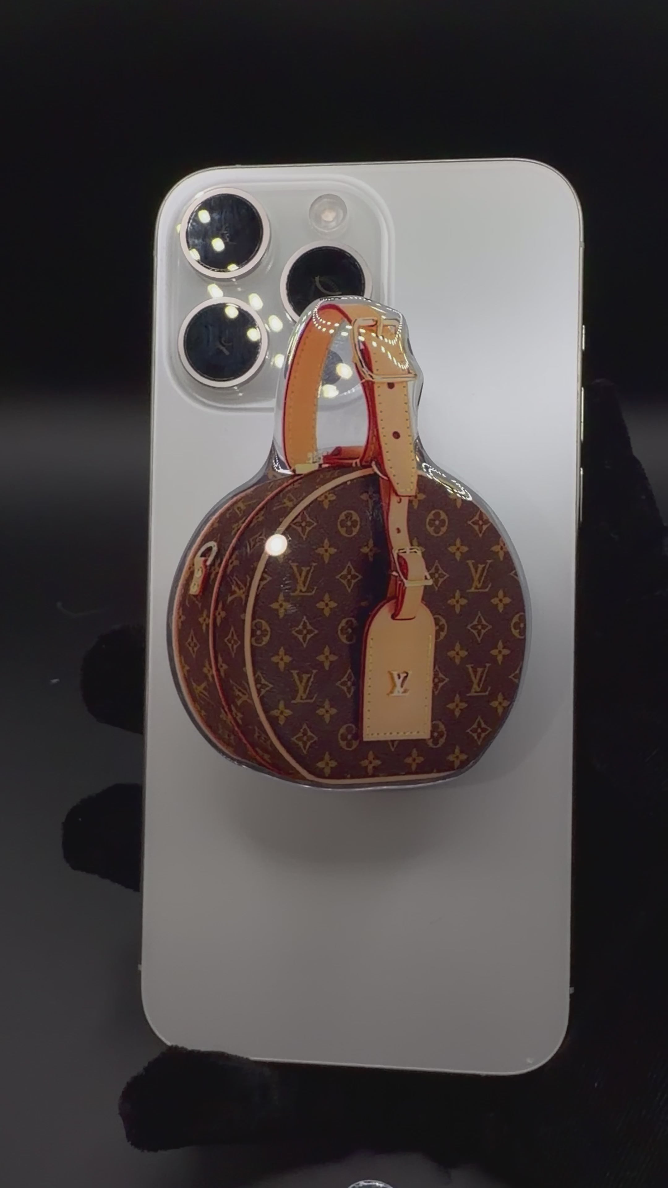 Lv Brown Bag Popsocket
